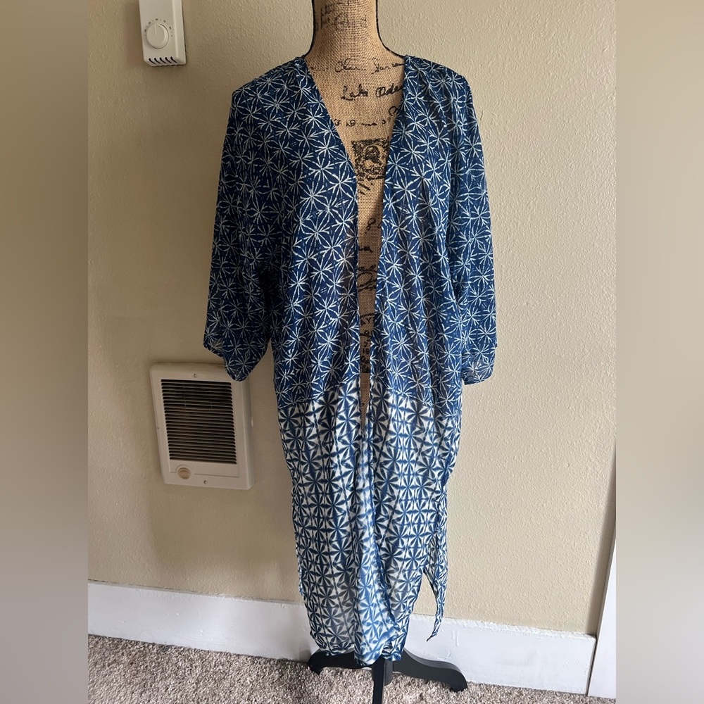 Sonoma Shibori-inspired Patterned Kimono